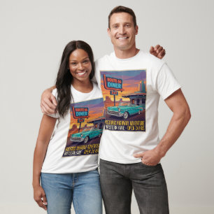 Camiseta clásica Vintage Route 66
