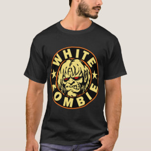 Camiseta clásica zombi-blanca