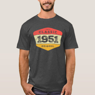 Camiseta Clásico 1951 72ª cosecha de cumpleaños