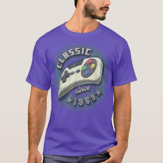 Camiseta Clásico 1969 53ᵉʳ Birthday Retro Video Game Contro