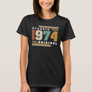 Camiseta Clásico 1974 Original 48º cumpleaños 48 años