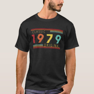 Camiseta Clásico 1979 Original Vintage Birthday Nacido 19