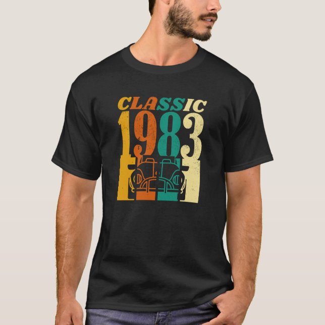 Camiseta Clásico 1983 42º cumpleaños (Anverso)