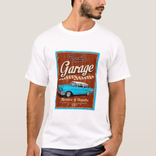 Camiseta Clásico 57 del garaje azul de papá