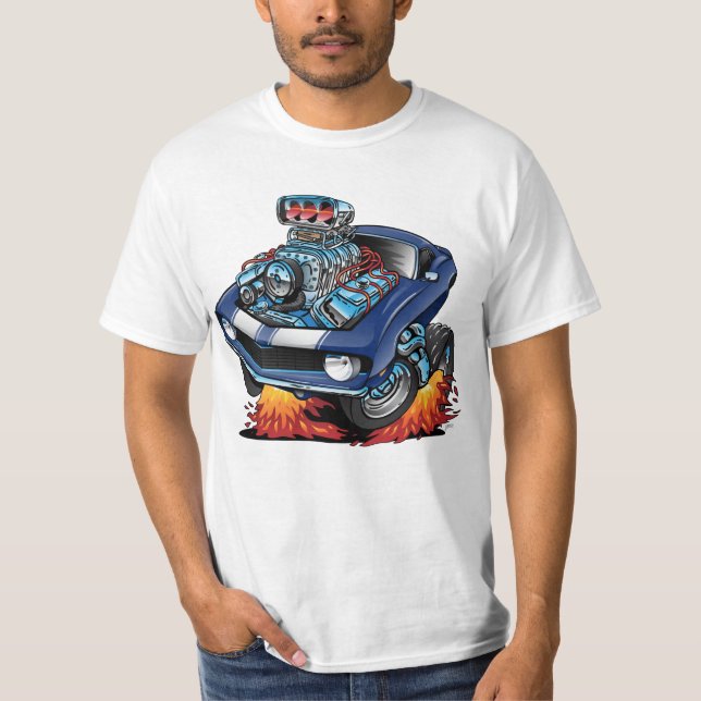 Camiseta Clásico 60 Personalizado de automóvil músculo amer (Anverso)