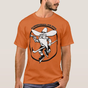 Camiseta Clásico Albuquerque Seis Guns Hockey 1973 1