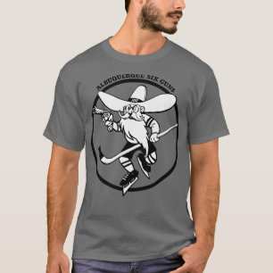 Camiseta Clásico Albuquerque Seis Guns Hockey 1973 3