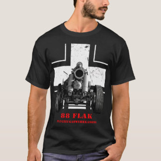 Camiseta Clásico alemán 88 Flak Gun WWII