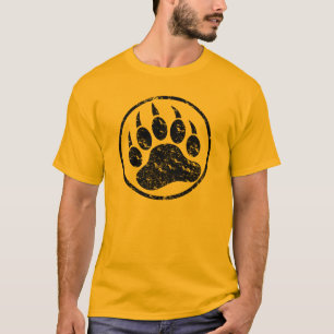 Camiseta Clásico angustiado y Bear Paw genial