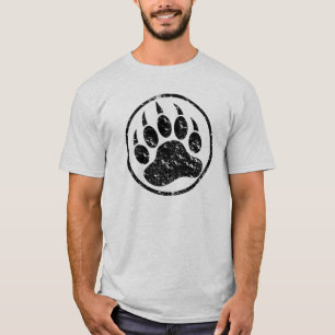 Camiseta Clásico angustiado y Bear Paw genial