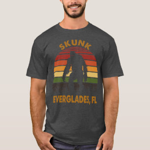 Camiseta Clásico Art Funny Skunk Everglades FL Aesthetic Mo