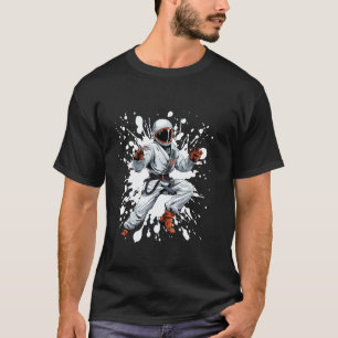 Camiseta Clásico Astronauta Karate Luchador Judo