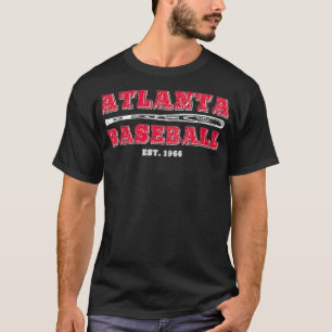 Camiseta Clásico Atlanta, Georgia Baseball Retro Vintag
