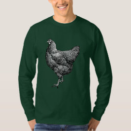 Camiseta Clásico Barred Plymouth Rock Chicken Hen