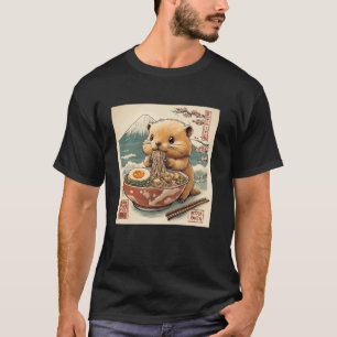Camiseta Clásico bebé castor flores de Mt. Fuji japonés