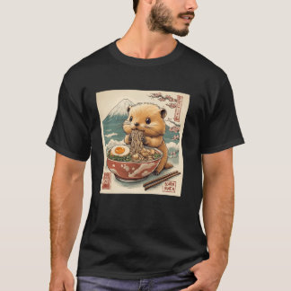 Camiseta Clásico bebé castor flores de Mt. Fuji japonés