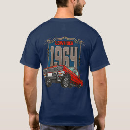 Camiseta Clásico Coche Vintage de bajo recorrido de 1964