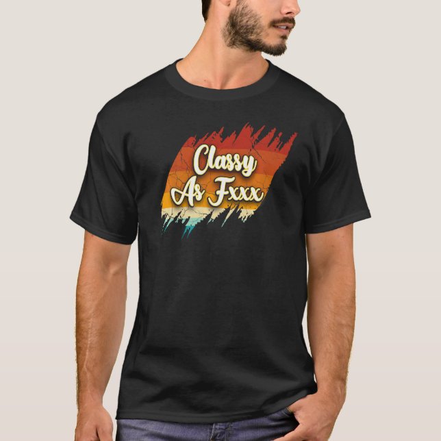 Camiseta Clásico Como Fun Retro Oxymoron (Anverso)
