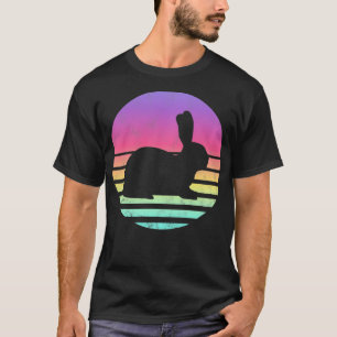 Camiseta Clásico Conejo de Conejo de Conejo de Conejo Gráfi