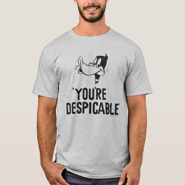 Camiseta Clásico DAFFY DUCK™ "Eres Despreciable" (Anverso)