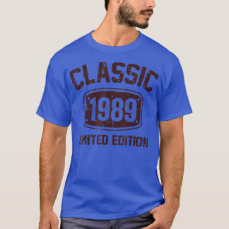 Camiseta Clásico de 33 años, edición limitada, 1989, 33ª Bi
