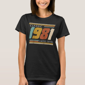 Camiseta Clásico de 42 años de edad 1981 42º cumpleaños Rag