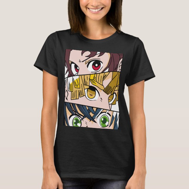 Camiseta clásico de anime chica (Anverso)