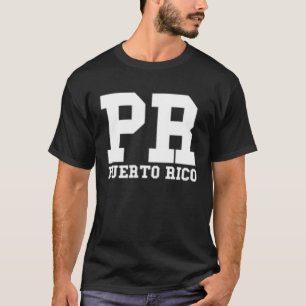 Camiseta Clásico de bolsillo minimalista de Puerto Rico PR