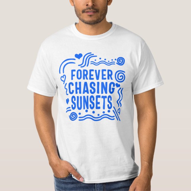 Camiseta Clásico de caza de atardeceres para siempre (Anverso)
