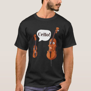 Camiseta Clásico de Cello Player Cellist Orchestra