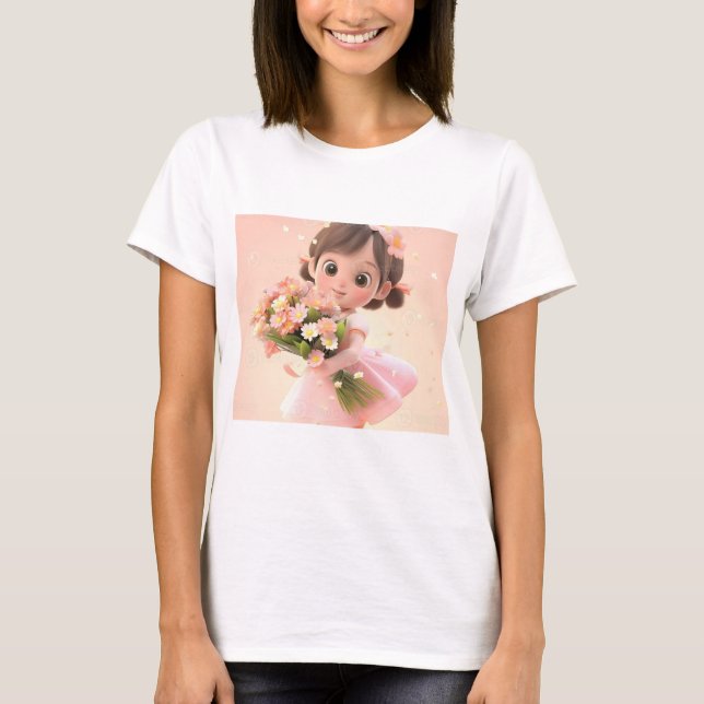 Camiseta Clásico de diseño Barbie_doll para mujeres camiset (Anverso)