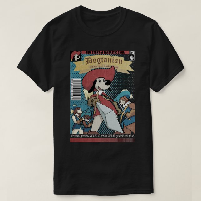 Camiseta Clásico de Dogtania (Diseño del anverso)