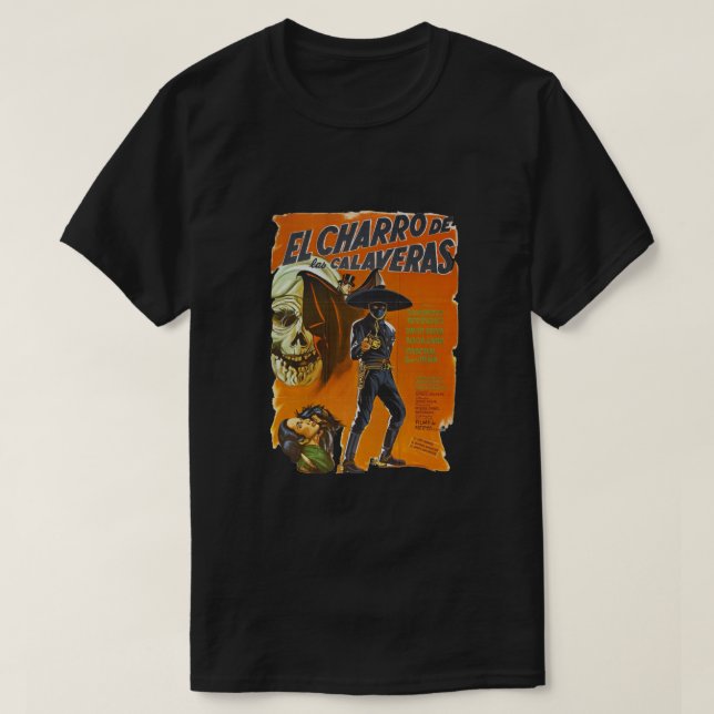 Camiseta Clásico de El Charro de Las Calaveras (Diseño del anverso)