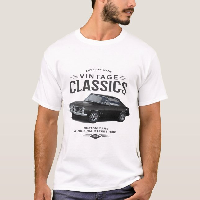 Camiseta Clásico de época de 1968 (Anverso)