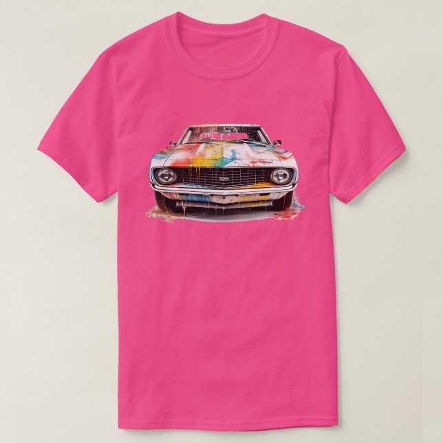 Camiseta Clásico de Hot Rod (Diseño del anverso)