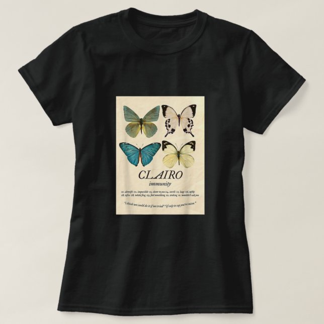 Camiseta Clásico de inmunidad de Clairo (Diseño del anverso)