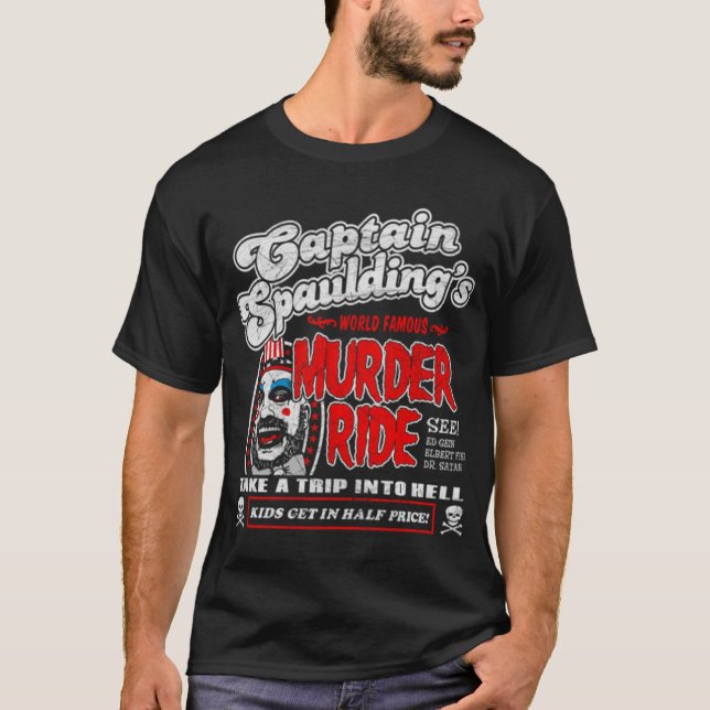 Camiseta Clásico de la carrera de asesinato del capitán Spa (Anverso)