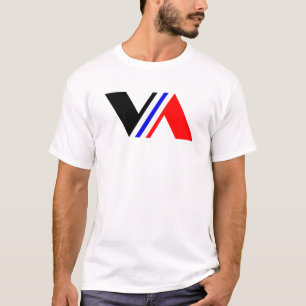 Camiseta Clásico de letra minimal VA