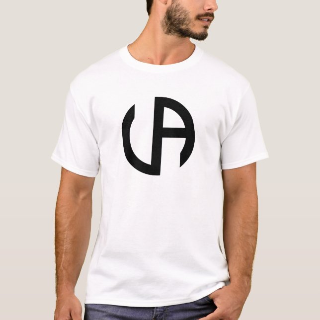 Camiseta Clásico de letra minimal VA (Anverso)