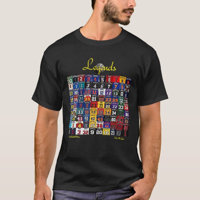 Camiseta Clásico de Leyendas de Baloncesto (Anverso)