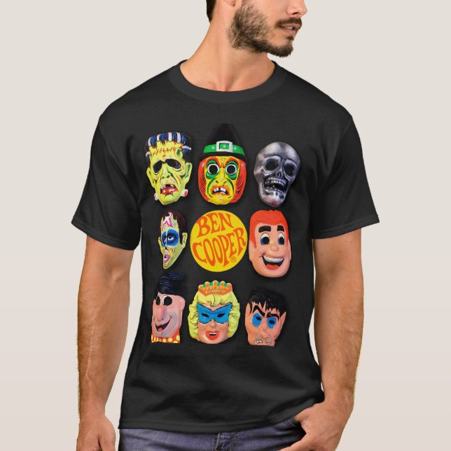 Camiseta Clásico de máscaras de Halloween de Ben Cooper (Anverso)