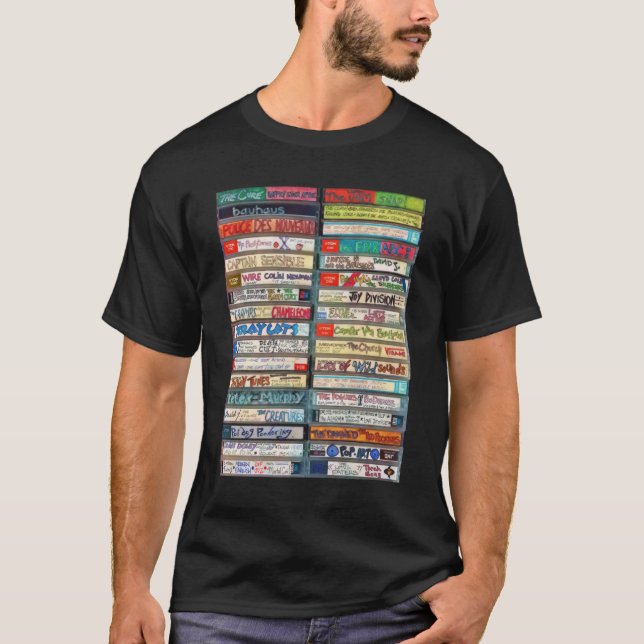 Camiseta Clásico de mezcla de cintas de 80 (Anverso)