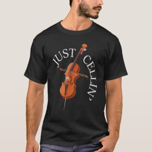Camiseta Clásico de Música Famosa de Cellin Cello Player