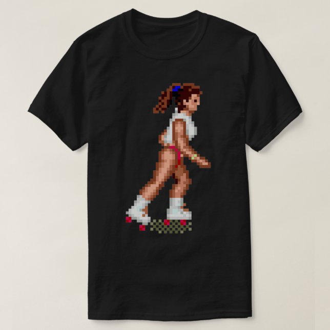 Camiseta Clásico de Pixel Skate de los Juegos de California (Diseño del anverso)