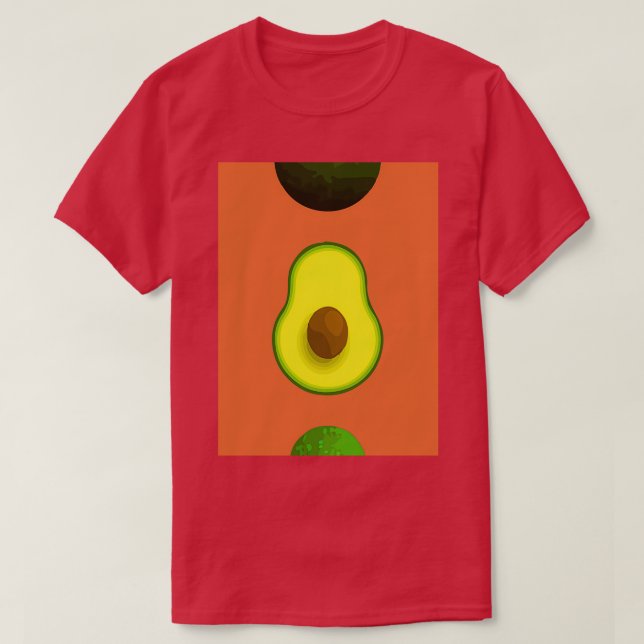 Camiseta Clásico de Plantas Crónicas Tropicales de Aguacate (Diseño del anverso)