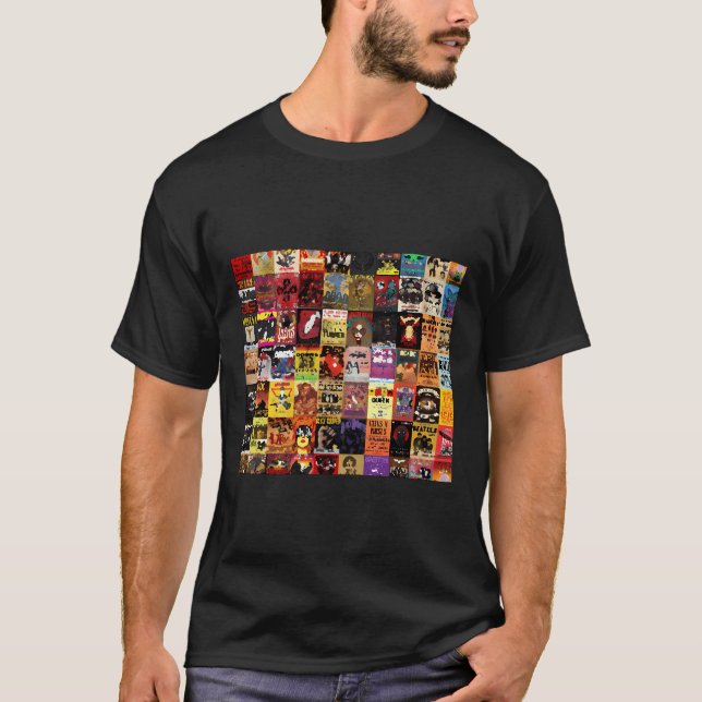 Camiseta Clásico de Posters de banda de rock (Anverso)