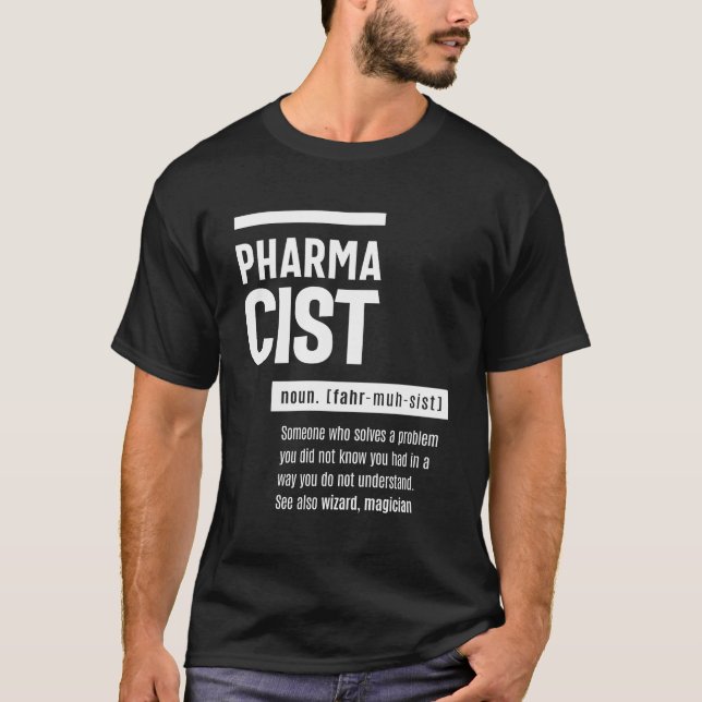 Camiseta Clásico de regalo divertido de definición farmacéu (Anverso)