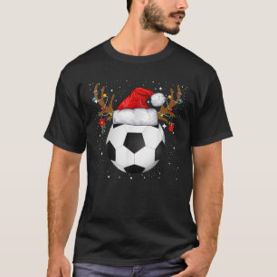 Camiseta Clásico de reno de Santa Hat Navidades