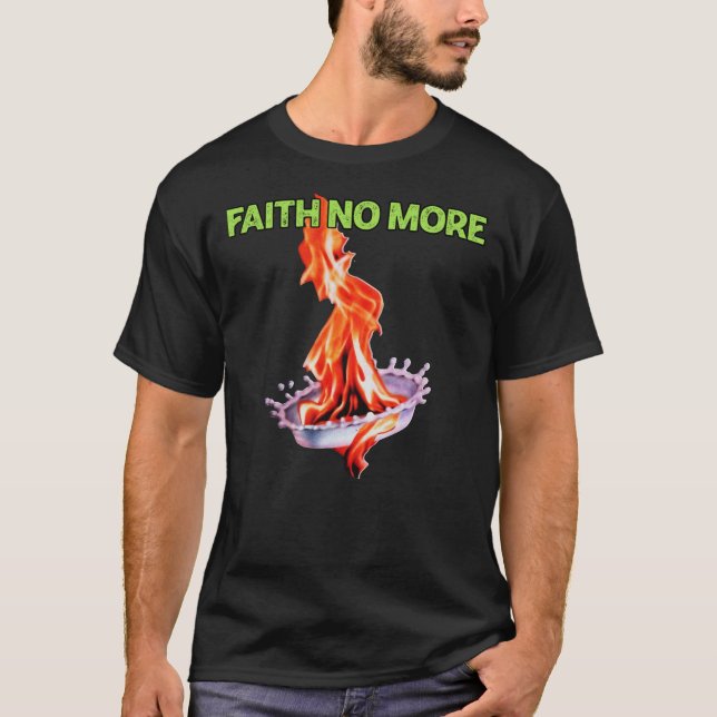 Camiseta Clásico de Rock Band para las artes de la fe gráfi (Anverso)