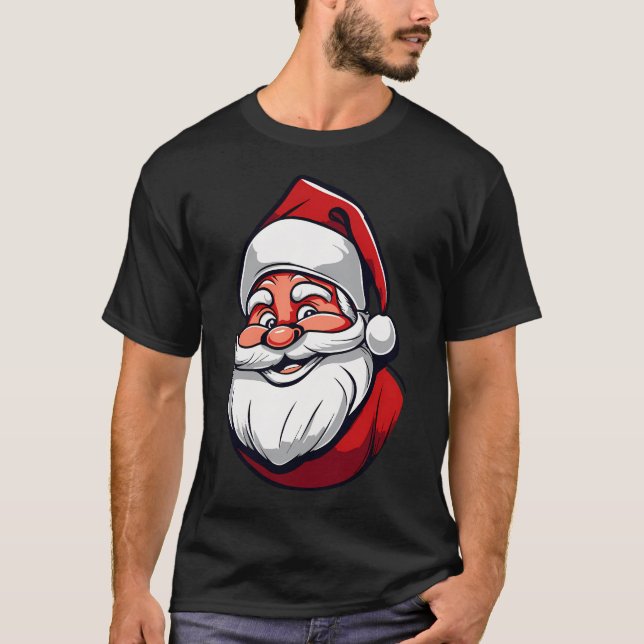 Camiseta Clásico de Santa Claus (Anverso)
